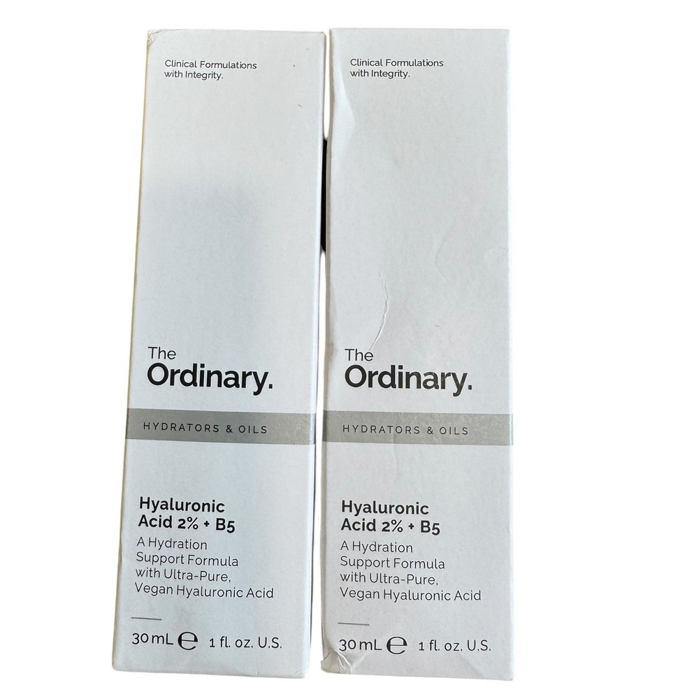 The Ordinary Hyaluronic Acid 2% + B5 Hydration Support Formula 30mL Pack of 2